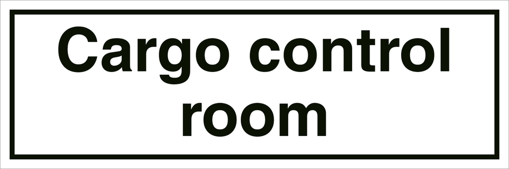 Cargo control room - Selvklæbende vinyl - 100 x 300 mm